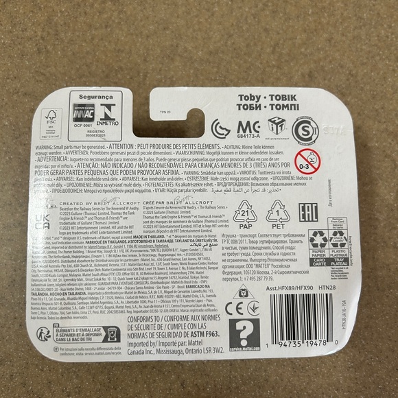 Fisher Price Thomas And Friends Toby The Tram Engine Metal Diecast Toy NEW - Picture 3 of 6